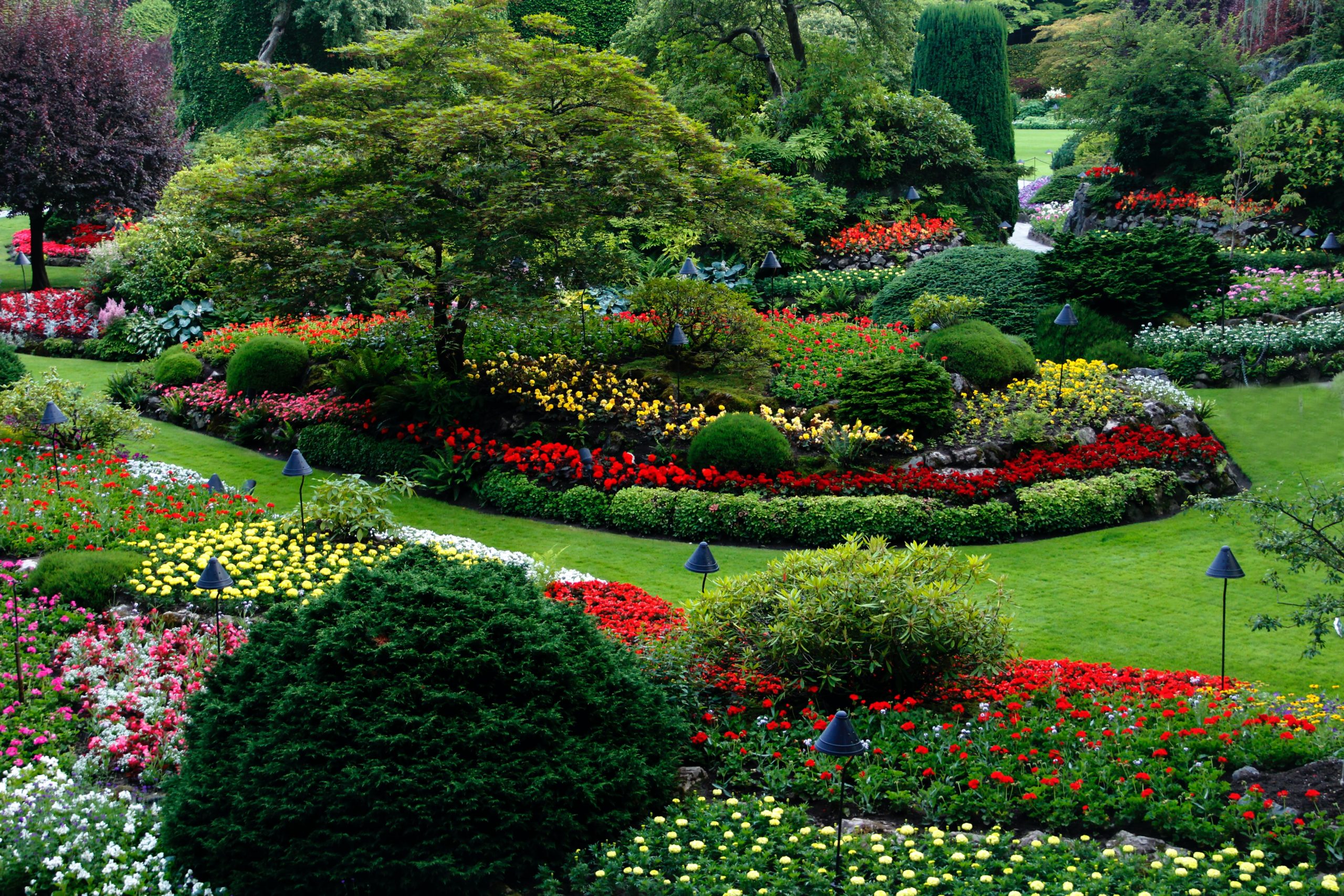Bushart Gardens in Vancouver, Canada.