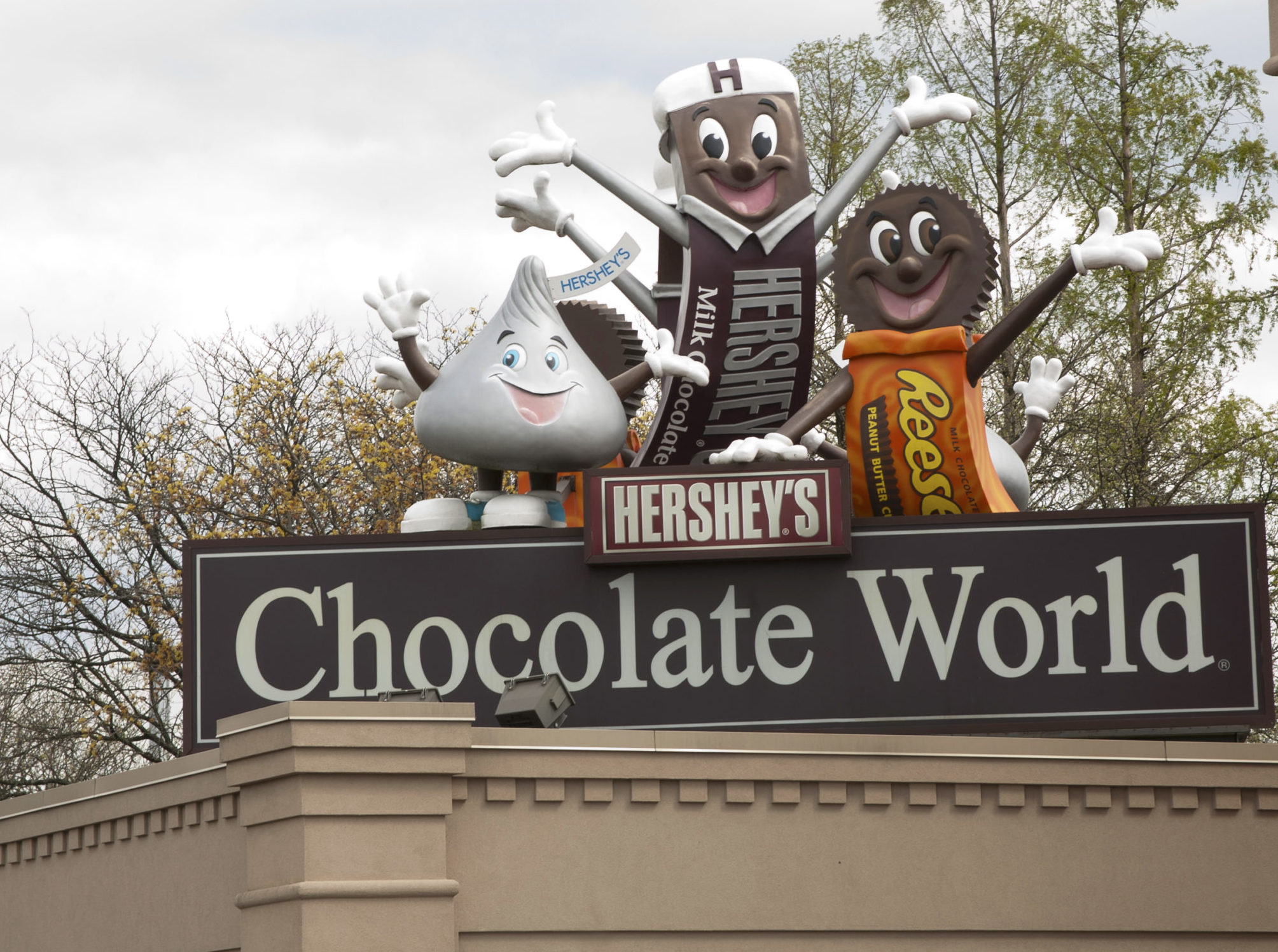 Hershey's Chocolate World. One of the world's top chocolate factories,