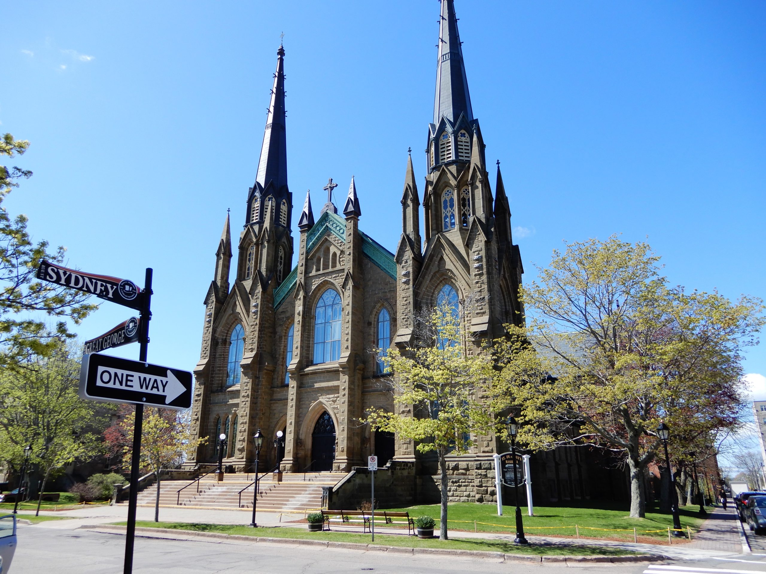 St. Dunstan's Basilica Cathedral in Charlottetown, Prince Edward Island, Canada.