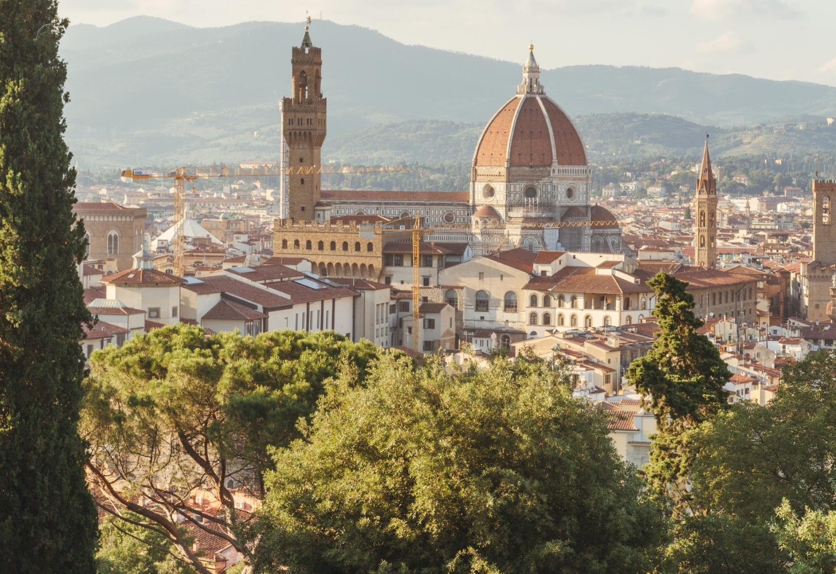 A view of the Duomo Cathedral in Florence, Italy