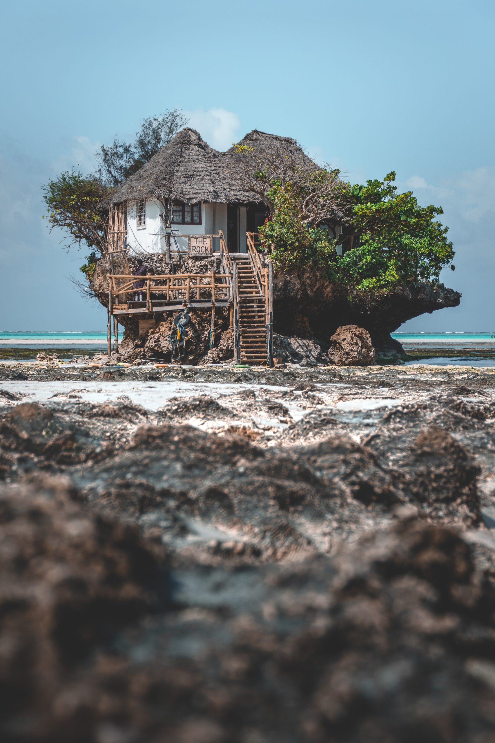 The Rock restaurant, Zanzibar.