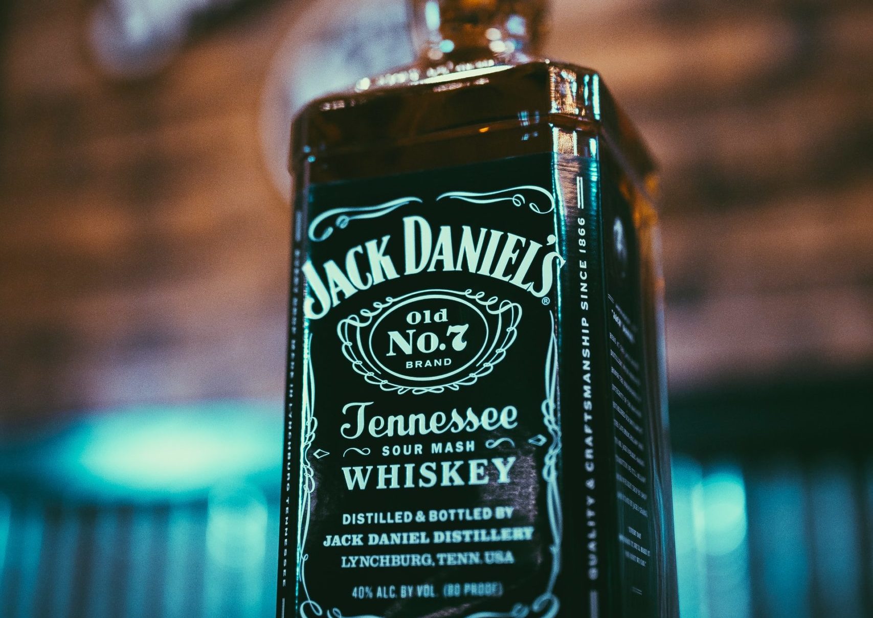A bottle of Jack Daniel's