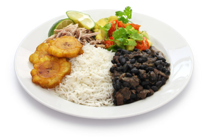 Traditional Cuban food