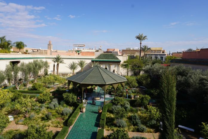 Garden in Marrakech, Morocco
