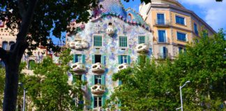 Casa Batlló in Barcelona, Spain.