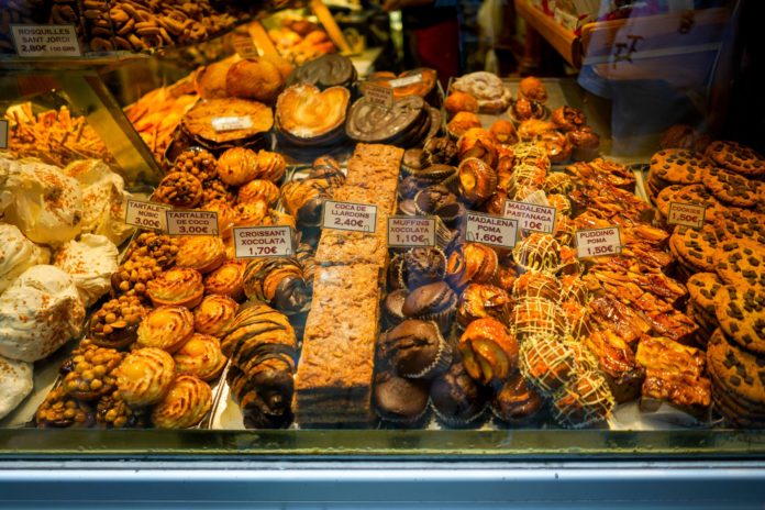 A bakery in Barcelona, Spain