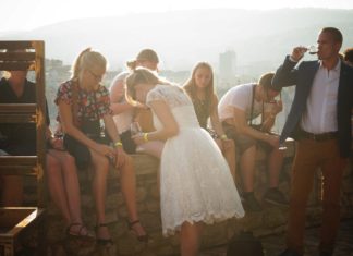 A wedding at Budapest, Hungary