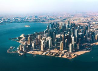 Doha, Qatar's skyscrapers