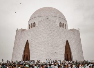 Tomb of Quaid e Azam Muhammad Ali Jinnah.