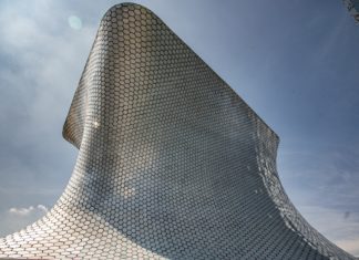 Soumaya museum, Mexico City, Mexico.