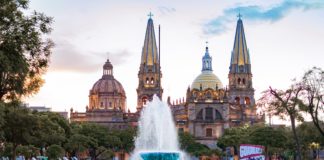 Plaza de la liberacion, Guadalajara, Mexico.
