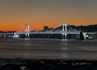 Gwangan Bridge, Busan, South Korea