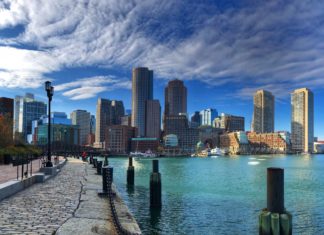Boston Seaport, Boston, Massachusetts.