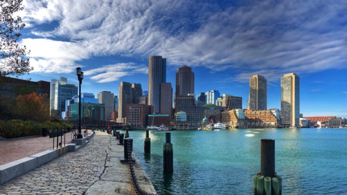 Boston Seaport, Boston, Massachusetts.