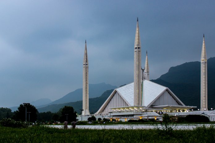 Faisal Mosque in Islamabad, Pakistan