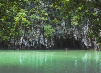 Puerto Princesa Cave in the Philippines
