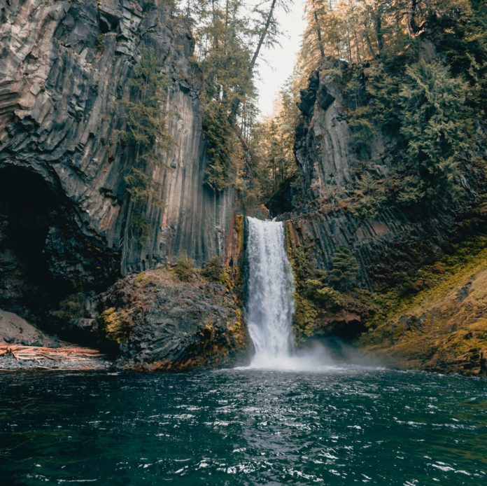 Toketee Falls in Oregon