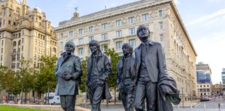 Beatles Statues in Liverpool, UK