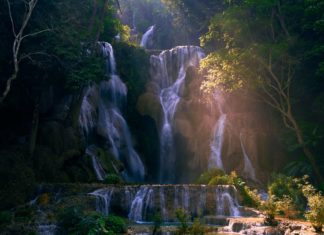 Kuangsi Waterfall, Laos