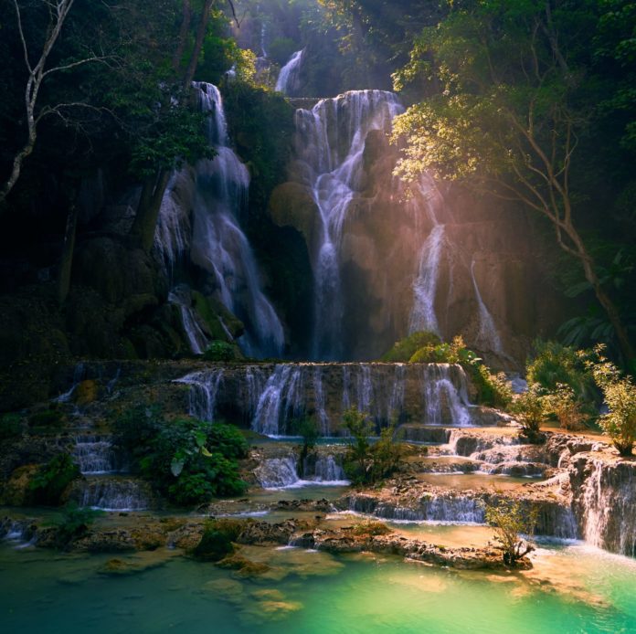 Kuangsi Waterfall, Laos