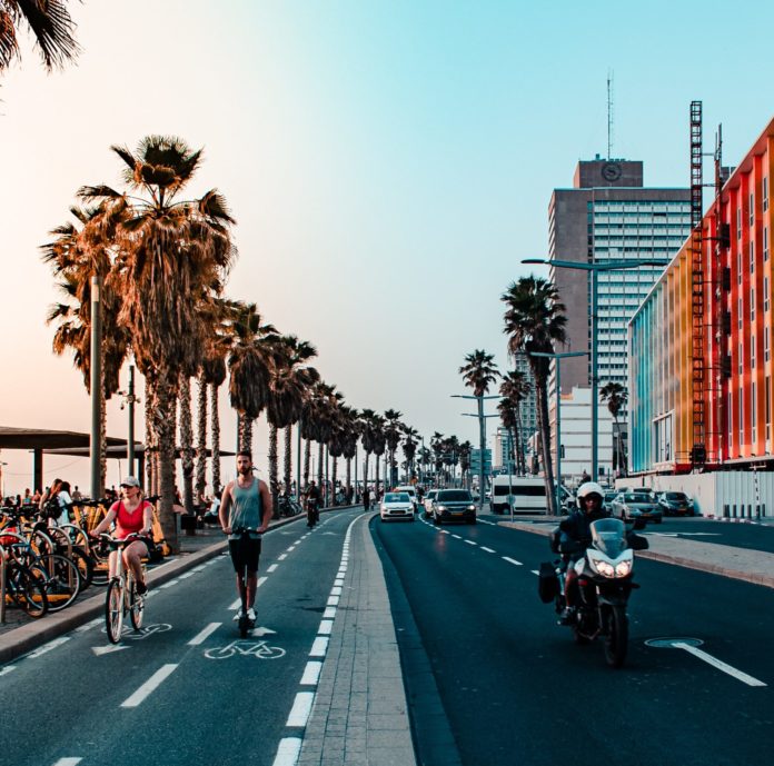 Tel Aviv promenade, Israel