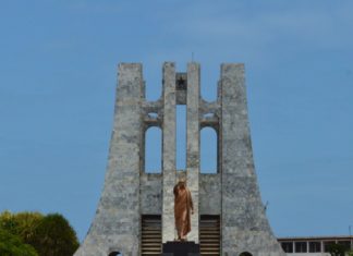 Kwame Nkrumah statue, Accra, Ghana