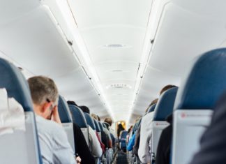 Passenger on plane