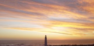 Cabo Santa Maria Lighthouse in La Paloma, Rocah, Uruguay