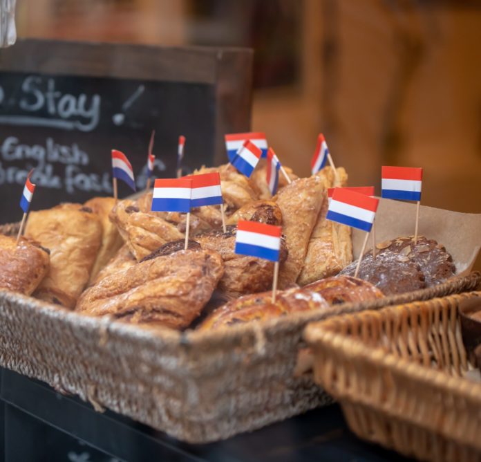 Dutch flag in food