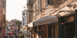 Pizzeria in Rome, Italy