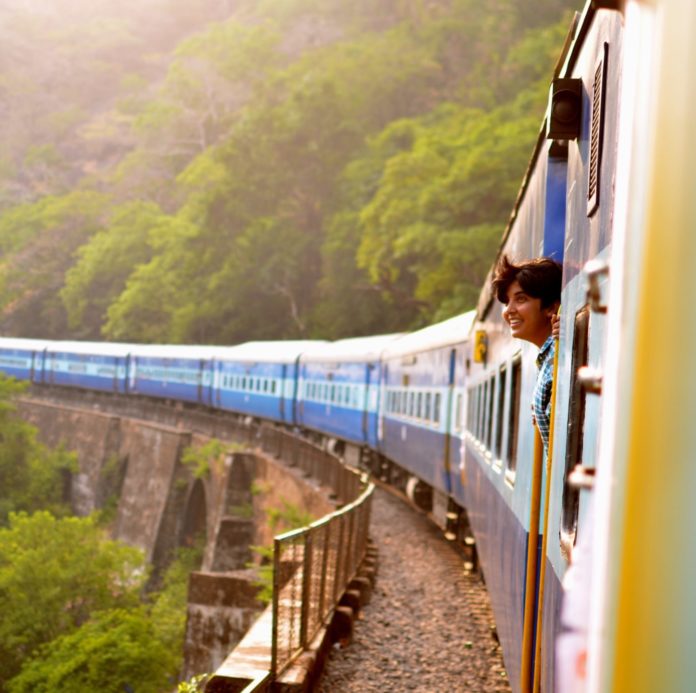 Train in Goa, India