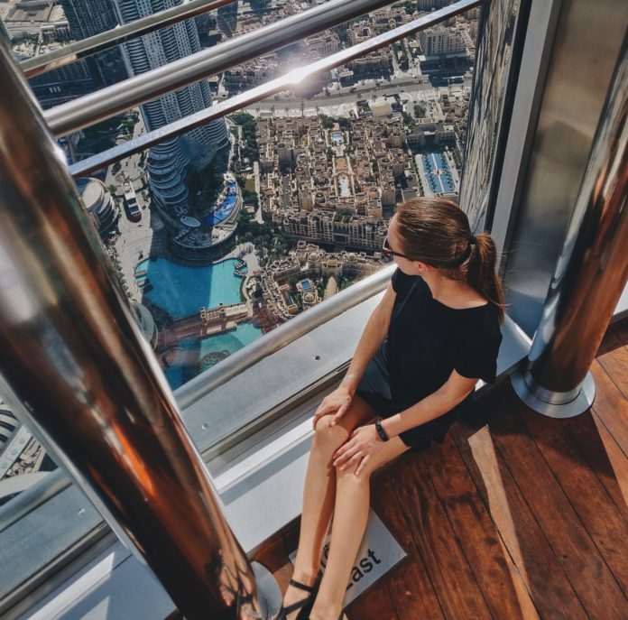 View from the top, Burj Khalifa, Dubai