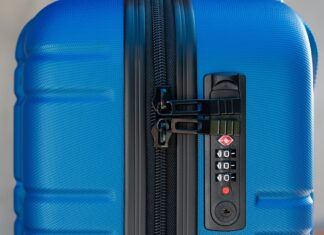 Suitcase with lock
