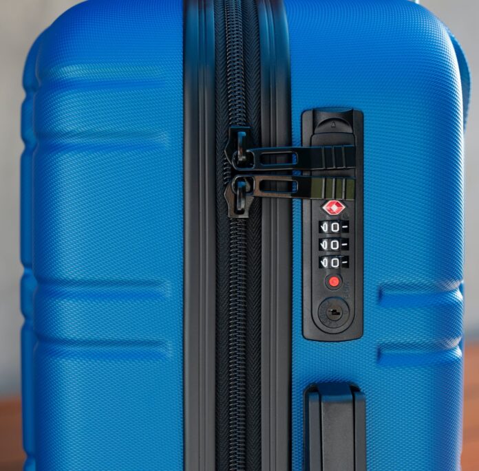 Suitcase with lock