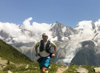 Running in Chamonix, France