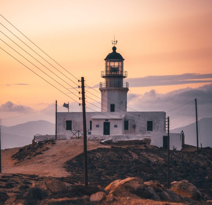 Armenistis Lighthouse, Faros Armenistis, Greece