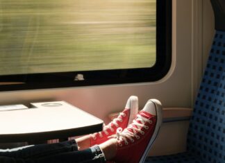 Train in Schleswig-Holstein, Germany
