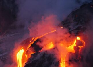 Kilauea Volcano, Hawaii, US