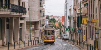 Tram in Portugal