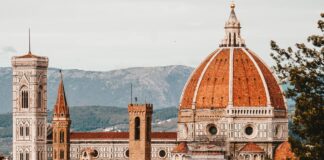 Cathedral of Florence from Piazzale Michelangelo, Firenze, Italy