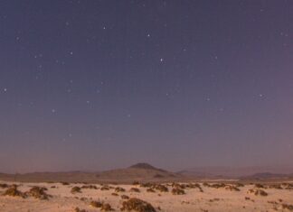 Stars in the Atacama Desert, Chile