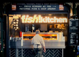 Fish & Chips, London Borough of Southwark, UK