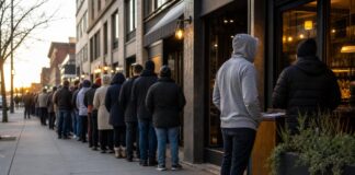 How restaurant line-sitting became a food-world side hustle